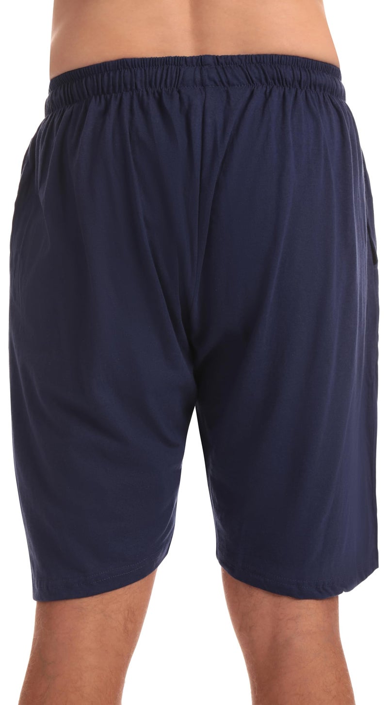At The Buzzer 14501-Navy-XL At the Buzzer Men's Pajama Shorts / Sleepwear / PJs,Navy,X-Large - Image 2